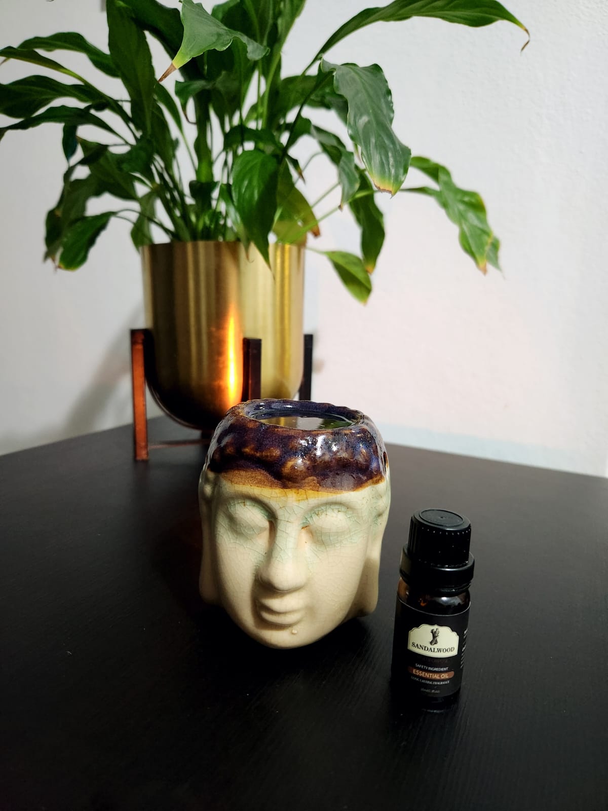 Zen & Scent Bundle: Buddha Oil Burner + IMIEUX Tranquil Essence Oil 6-Pack