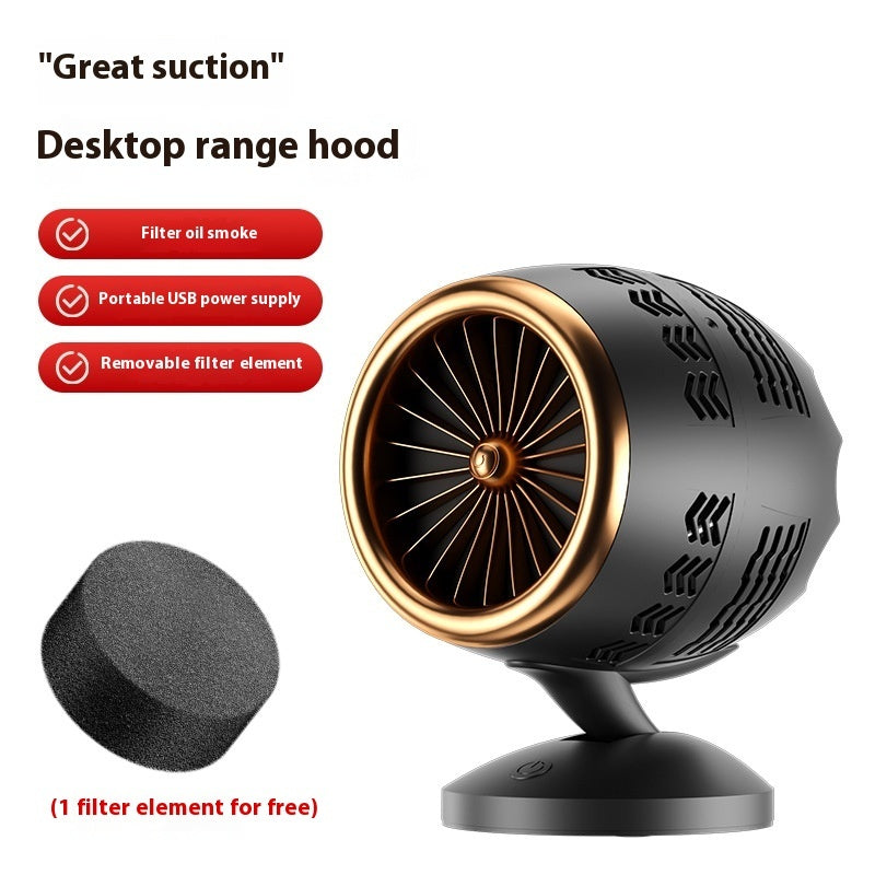 Rechargeable Low Noise Extractor Hood – Portable Smoke Extractor & Spare Filters