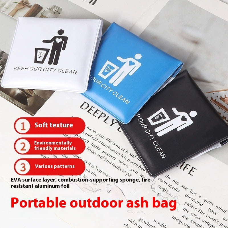 Mini Pocket Ashtray for Cigarettes – 80x80mm Outdoor & Cars