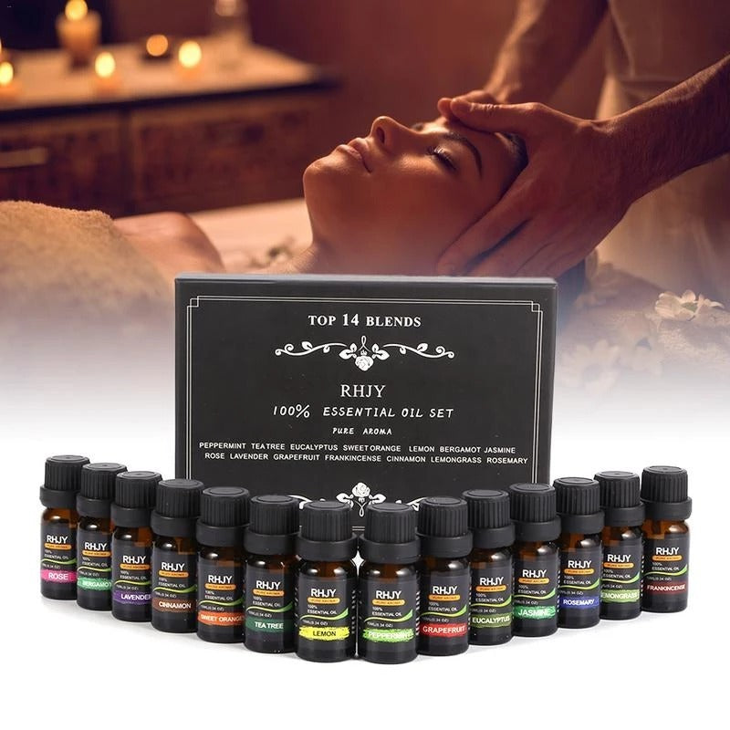 Pure Aroma Essential Oil Collection Set