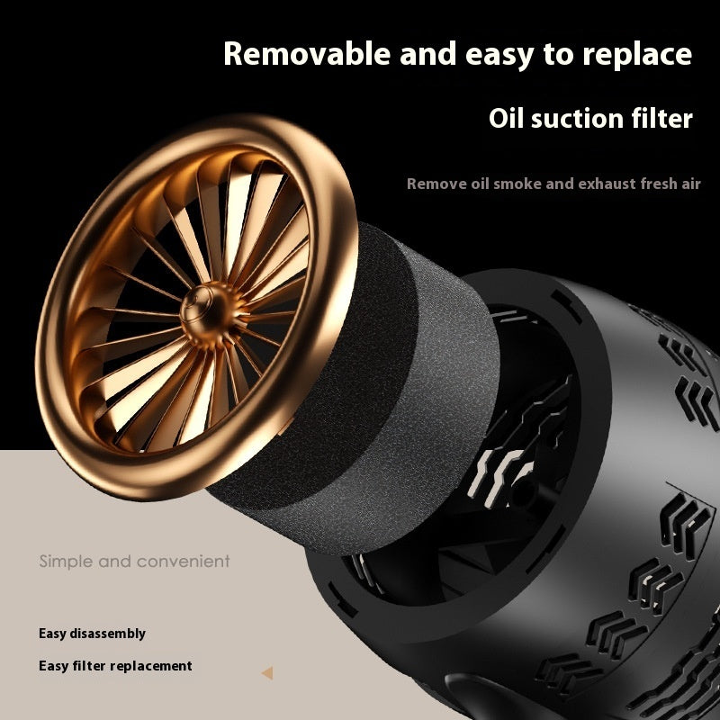 Rechargeable Low Noise Extractor Hood – Portable Smoke Extractor & Spare Filters