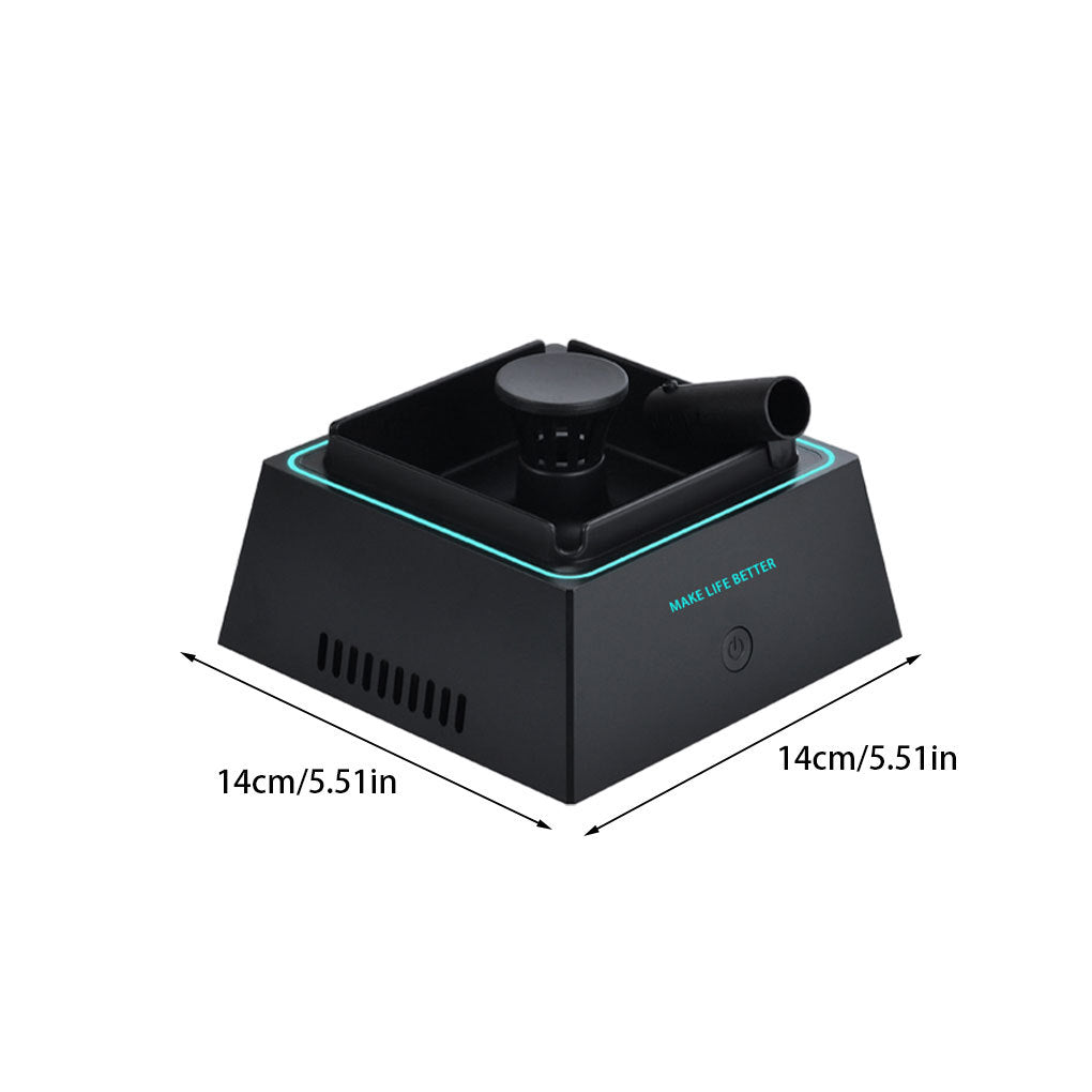 Ashtray Smoke Filter with Air Purifier & Negative Ion Filter USB Charging
